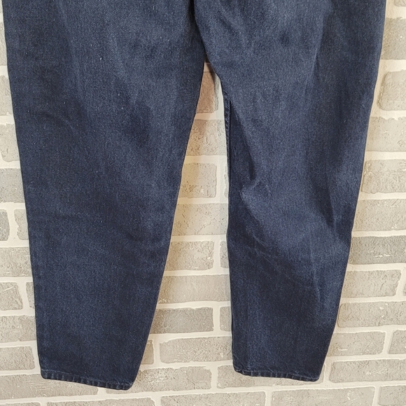 Jordache Dark Blue Wash High Rise Waisted Mom Jeans Tappered Leg Women's Size 12 - Picture 7 of 16